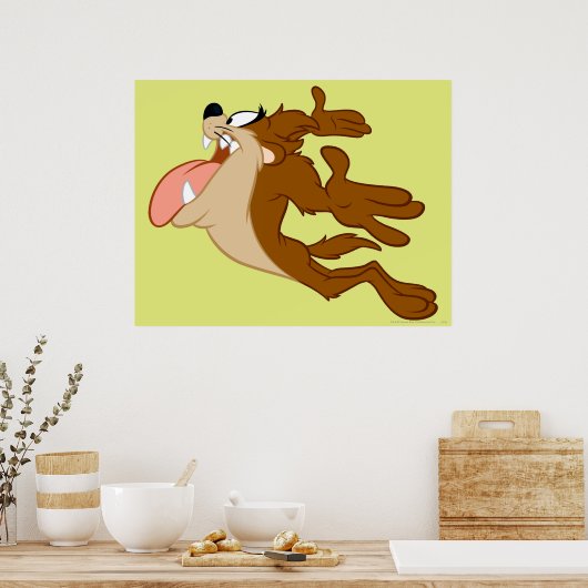 TAZ™ flying through the air ポスター (キッチン)