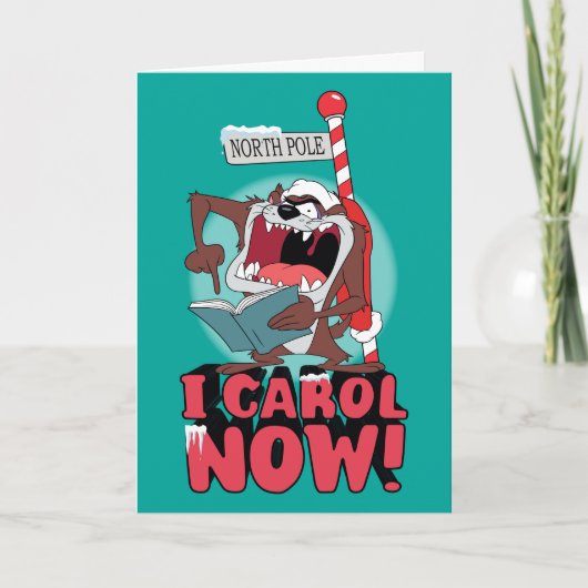 TAZ™「I CAROL NOW!」 シーズンカード (正面)