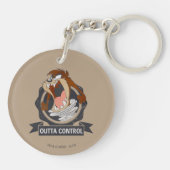 TAZ™ Outtaコントロール キーホルダー (裏面)