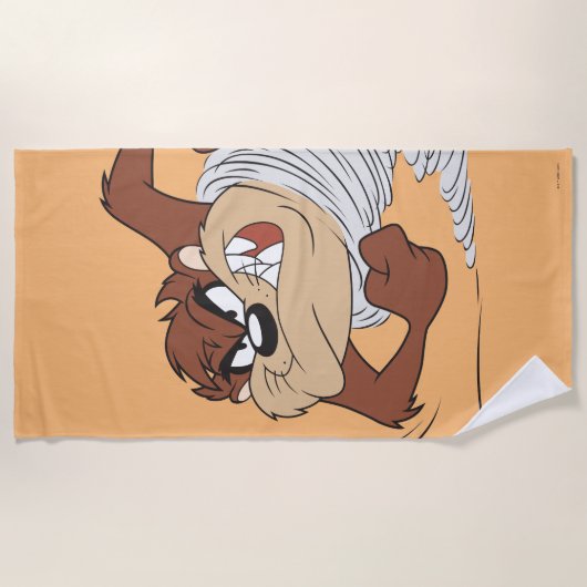 TAZ™ spinning fast ビーチタオル (正面)