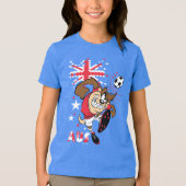 TAZ™ Team Australia Soccer Grahic トライブレンドＴシャツ (正面)