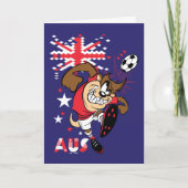 TAZ™ Team Australia Soccer Graphic カード (正面)