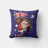 TAZ™ Team Australia Soccer Graphic クッション (正面)