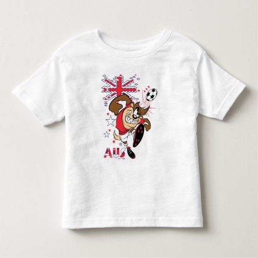 TAZ™ Team Australia Soccer Graphic トドラーTシャツ (正面)