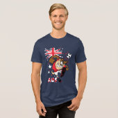 TAZ™ Team Australia Soccer Graphic トライブレンドＴシャツ (正面全面)