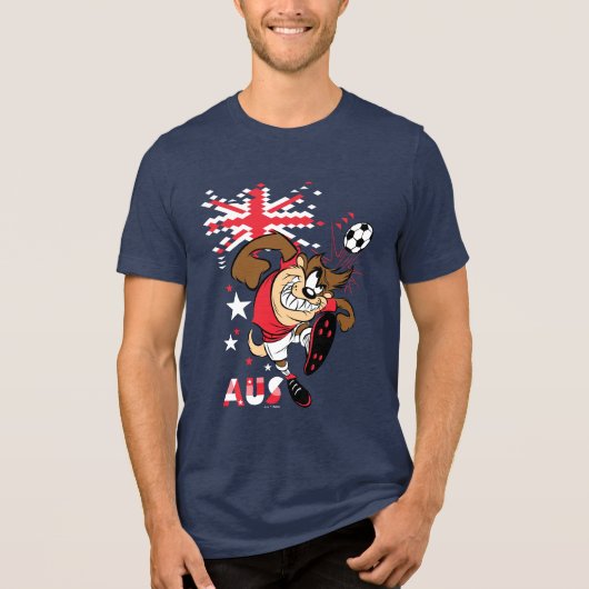 TAZ™ Team Australia Soccer Graphic トライブレンドＴシャツ (正面)