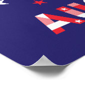 TAZ™ Team Australia Soccer Graphic ポスター (角)