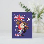 TAZ™ Team Australia Soccer Graphic ポストカード (スタンド正面)