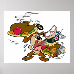 TAZ™ Thanksgiving Plates ポスター