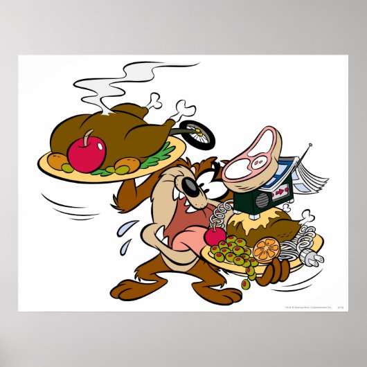 TAZ™ Thanksgiving Plates ポスター (正面)