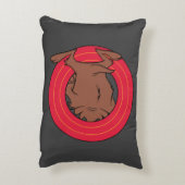 TAZ™ THROUGH LOONEY TUNES™ Circles アクセントクッション (裏面(縦))