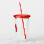 TAZ™ THROUGH LOONEY TUNES™ Circles アクリルタンブラー (左)