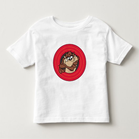 TAZ™ THROUGH LOONEY TUNES™ Circles トドラーTシャツ (正面)