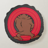 TAZ™ THROUGH LOONEY TUNES™ Circles ラウンドクッション (裏面)