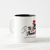 Tazaのte amo ツートーンマグカップ (正面左)