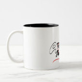 Tazaのte amo ツートーンマグカップ (左)