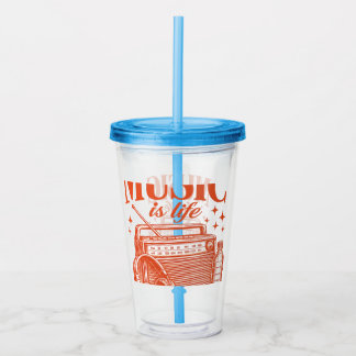 taza アクリルタンブラー