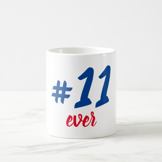 Taza #11 ever コーヒーマグカップ (中央)