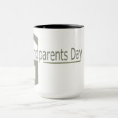 taza 15 oz. Granparents  Day マグカップ (中央)