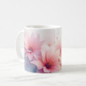 Taza Acuarela digital — “Sueños en Pigmento” コーヒーマグカップ (正面左)