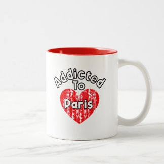 Taza Addicted to Paris ツートーンマグカップ