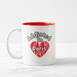 Taza Addicted to Paris ツートーンマグカップ