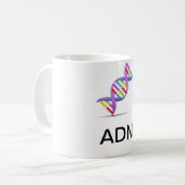 TAZA ADN コーヒーマグカップ (正面左)