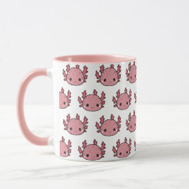Taza ajolote rosa kawaii マグカップ