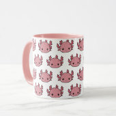Taza ajolote rosa kawaii マグカップ (正面左)