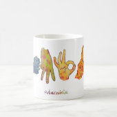 TAZA AMOR コーヒーマグカップ (中央)