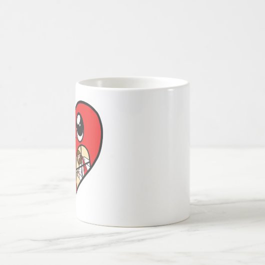 Taza Aquí vive Jesús Edificaturas  コーヒーマグカップ (中央)