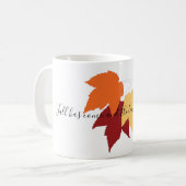 Taza "Arce de Otoño". コーヒーマグカップ (正面左)