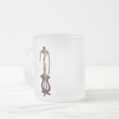 Taza arte  フロストグラスマグカップ (正面左)