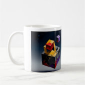 Taza arte geometrico コーヒーマグカップ (左)