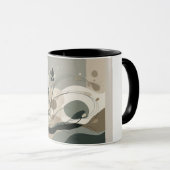 Taza Arte Minimal Equilibrio Natural マグカップ (正面右)