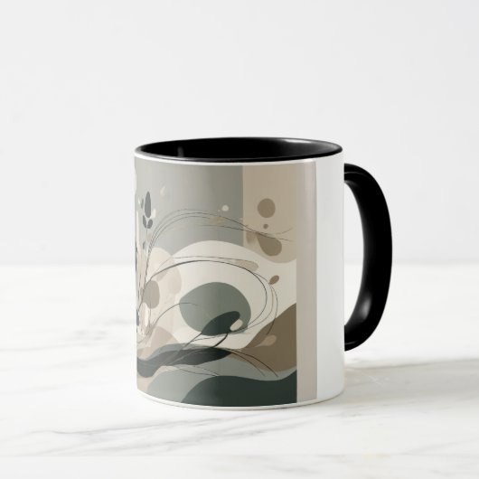 Taza Arte Minimal Equilibrio Natural マグカップ (正面右)