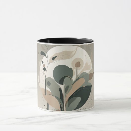 Taza Arte Minimal Esencia Natural マグカップ (中央)