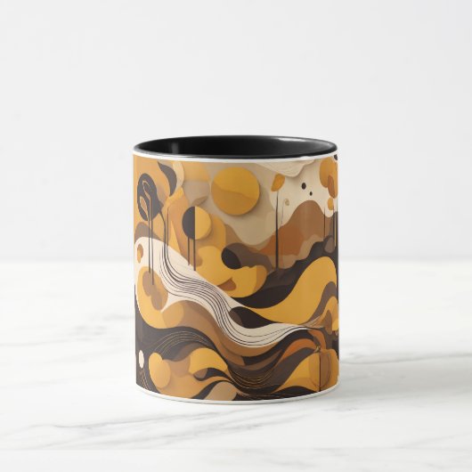 Taza Arte Solar Renacer Natural マグカップ (中央)