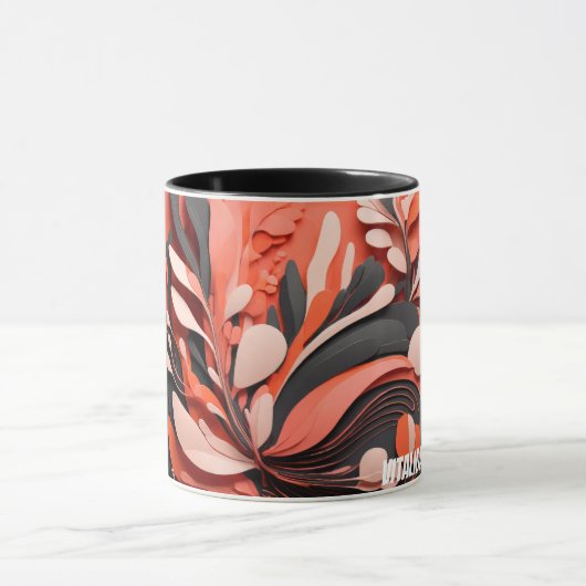 Taza Arte Tropical Inspiración Natural マグカップ (中央)