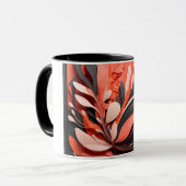 Taza Arte Tropical Inspiración Natural マグカップ (正面左)