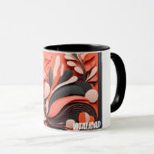 Taza Arte Tropical Inspiración Natural マグカップ (正面右)