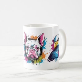 Taza arte y color en cada sabor コーヒーマグカップ
