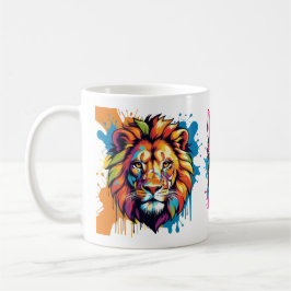 Taza arte y color en cada sabor コーヒーマグカップ