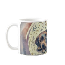 Taza Artística Relájate & Libros Perro Durmiendo