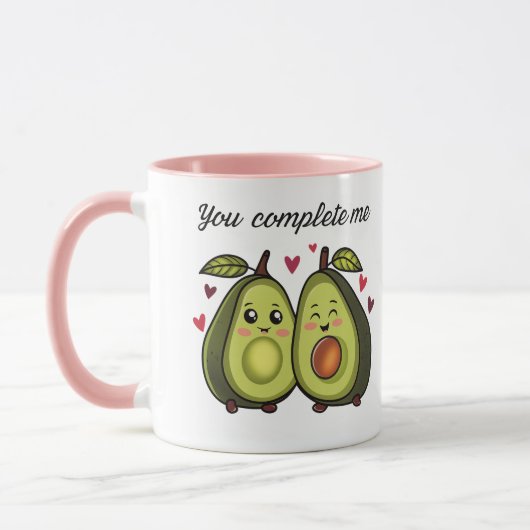 Taza avocado love マグカップ (左)