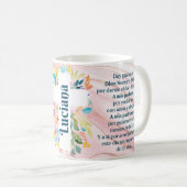 TAZA BAUTIZO PERSONALIZADA コーヒーマグカップ (正面右)