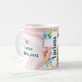 TAZA BAUTIZO PERSONALIZADA コーヒーマグカップ (正面左)