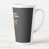Taza bebe agua mientras sufres カフェラテマグ (右)