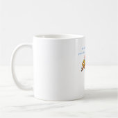 Taza bebe agua mientras sufres コーヒーマグカップ (左)
