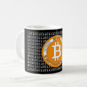 Taza Bitcoin - M3 コーヒーマグカップ (正面左)